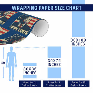 John Lewis Wrapping Paper Roll Black History Month TS14 Print Your Wear