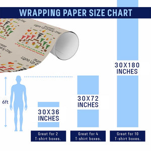 Joyful Kwanzaa Nurse Gift Wrapping Paper Roll Light Up Everyday TS12 Print Your Wear