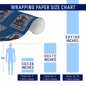 Justice For Alex Pretti Wrapping Paper Roll Minneapolis USA Support Gift TS12 Print Your Wear
