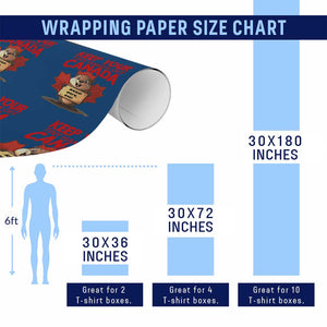 Keep Your Tiny Hands Off Canada Wrapping Paper Roll Not For Sale Canadian Maple Leaf Beaver TS02 Print Your Wear