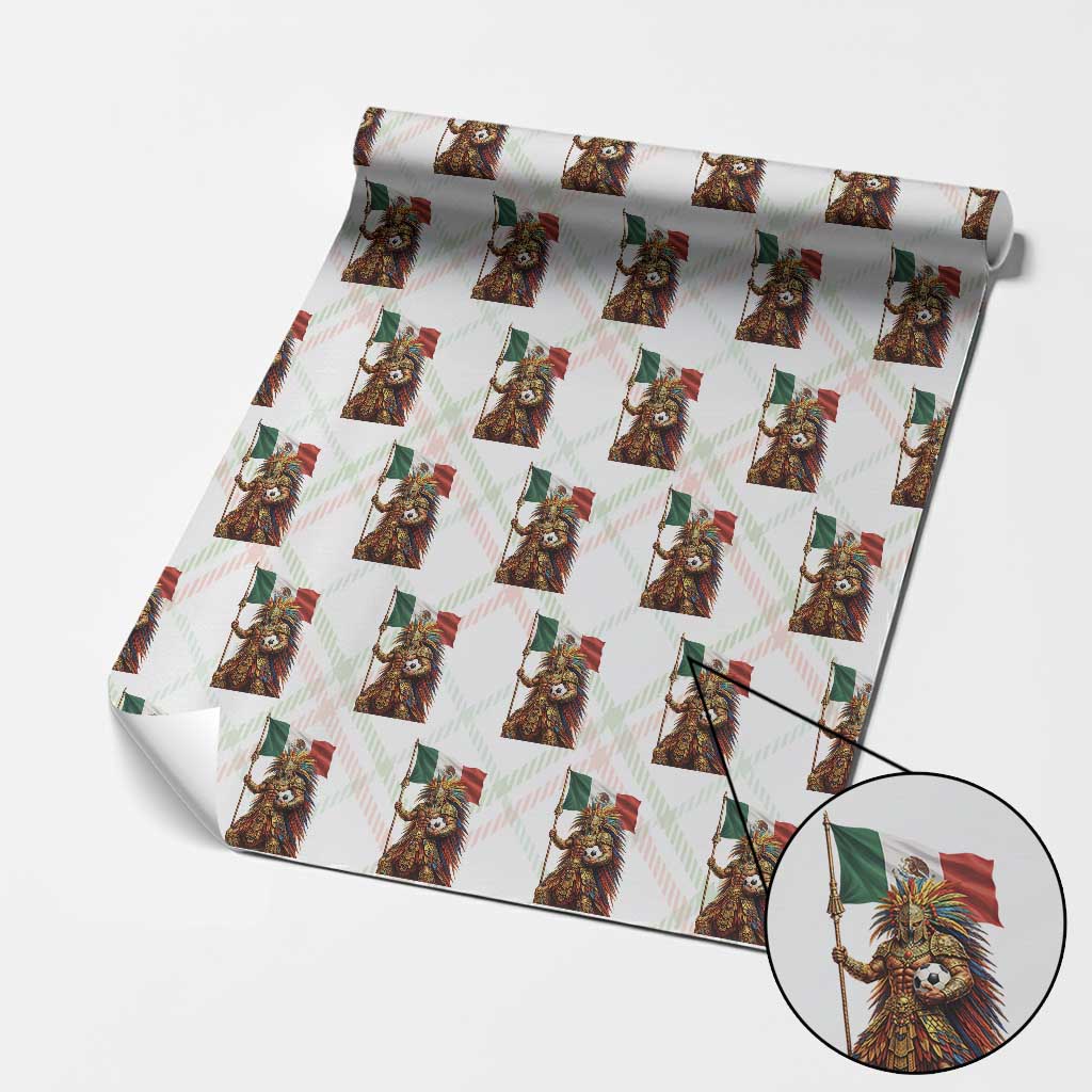 Legendary Mexican Soccer Warrior Pride Wrapping Paper Roll TS12 Christmas Plaid Print Your Wear