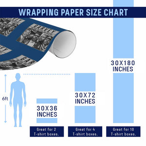 Marcus Garvey Quote Wrapping Paper Roll One God One Aim One Destiny TS12 Print Your Wear