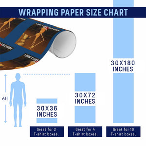 Marcus The Worm I Don't Like This Rock Wrapping Paper Roll TS10 Print Your Wear