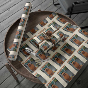 Marcus The Worm Meme Wrapping Paper Roll Big Badinky Bones TS14 Beige Print Your Wear