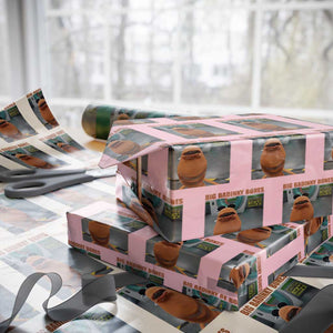 Marcus The Worm Meme Wrapping Paper Roll Big Badinky Bones TS14 Light Pink Print Your Wear