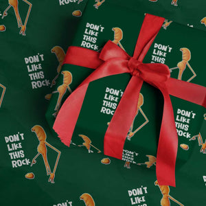 Marcus The Worm Meme Wrapping Paper Roll Do Not Like This Rock TS14 Green Print Your Wear