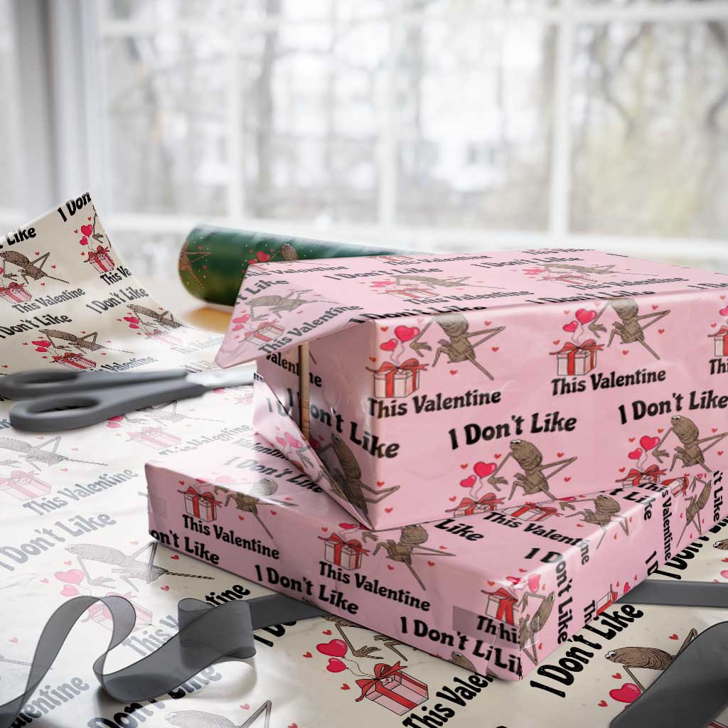 Marcus The Worm Meme Wrapping Paper Roll I Do Not Like This Valentine TS14 Light Pink Print Your Wear