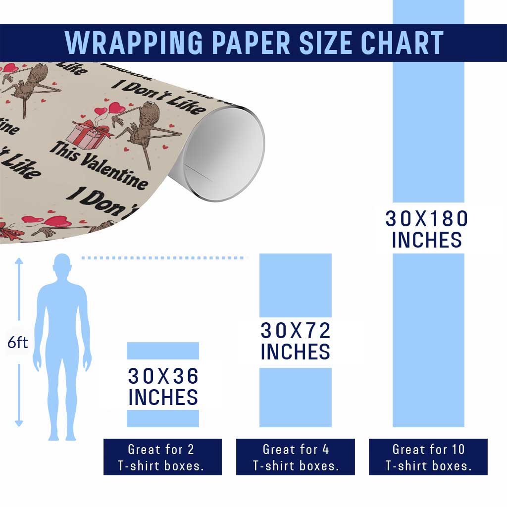 Marcus The Worm Meme Wrapping Paper Roll I Do Not Like This Valentine TS14 Print Your Wear