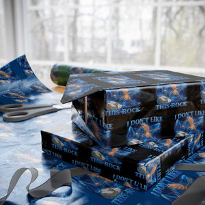 Marcus The Worm Meme Wrapping Paper Roll I Don't Like This Rock Bootleg TS10 Black Print Your Wear