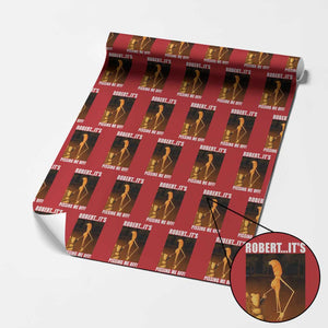 Marcus The Worm Meme Wrapping Paper Roll Robert Its Pissing Me Off TS10 Red Print Your Wear