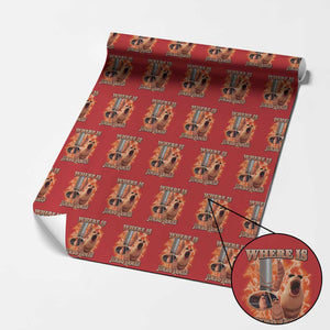 Marcus The Worm Meme Wrapping Paper Roll Where Is Jimbo James TS14 Red Print Your Wear