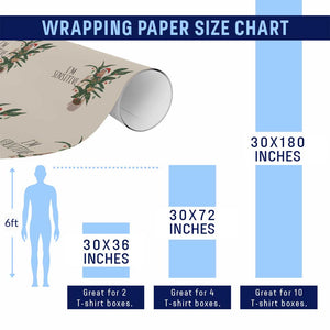 Marcus The Worm Christmas Meme Wrapping Paper Roll I Am Sensitive TS14 Print Your Wear