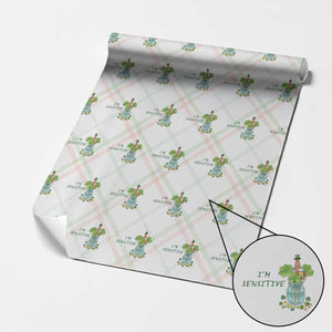 Marcus The Worm St Patricks Day Wrapping Paper Roll I'm Sensitive TS14 Christmas Plaid Print Your Wear