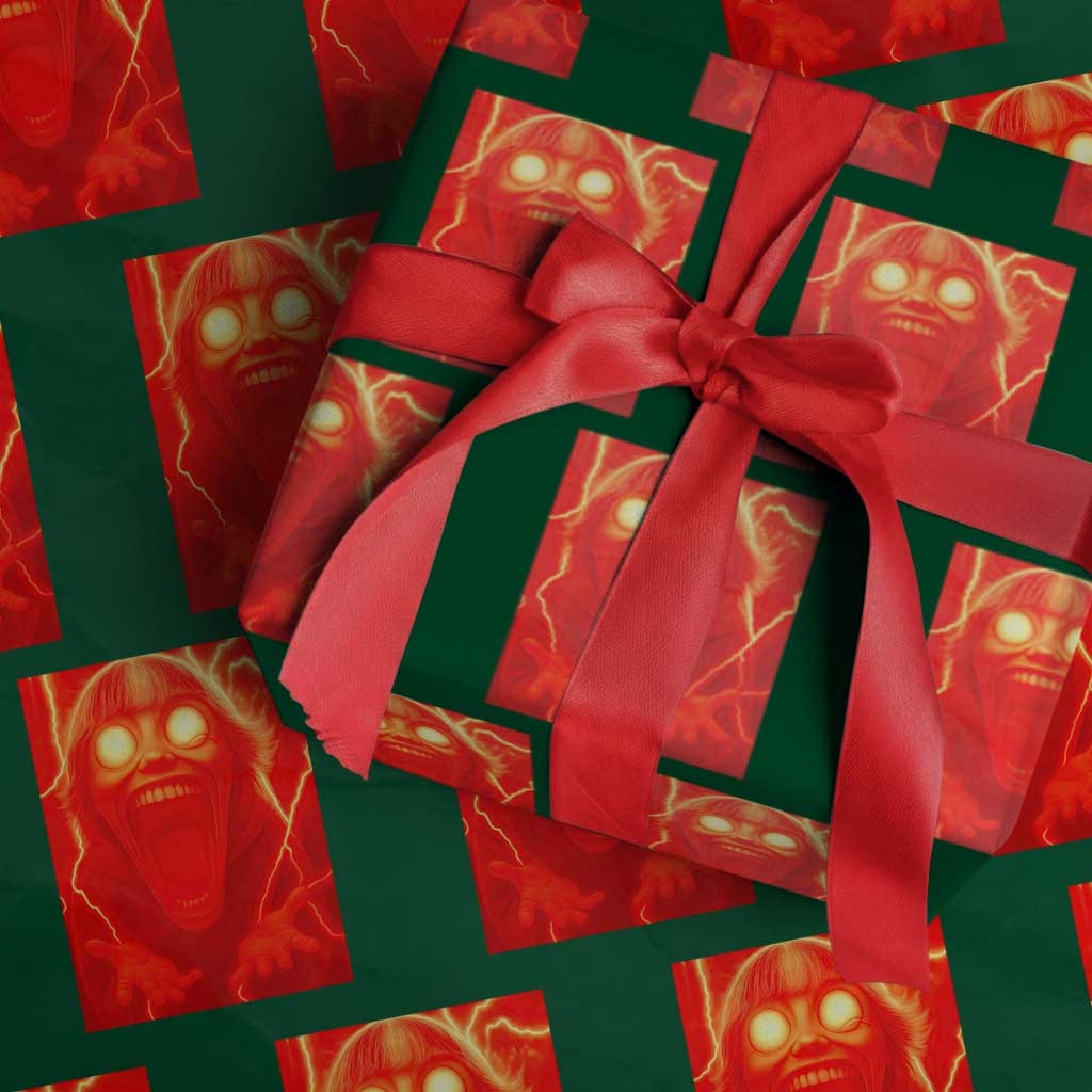 Mason 67 Devil Edit Graphic Wrapping Paper Roll Viral 6 7 Possession Six Seven Meme TS02 Green Print Your Wear