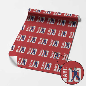 Maye Lover Wrapping Paper Roll QB 10 Player Fan TS12 Red Print Your Wear