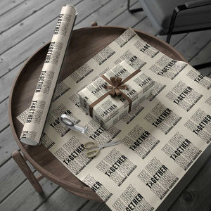 Melanoma Support Warrior Wrapping Paper Roll We Fight Together TS12 Beige Print Your Wear