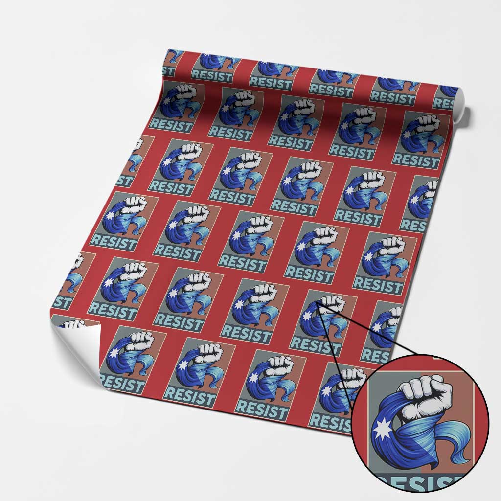 Minnesota Resist Ice Out Wrapping Paper Roll MM Support Gift TS12 Red Print Your Wear