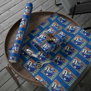 Minnesota Resist Ice Out Wrapping Paper Roll MM Support Gift TS12 Blue Print Your Wear