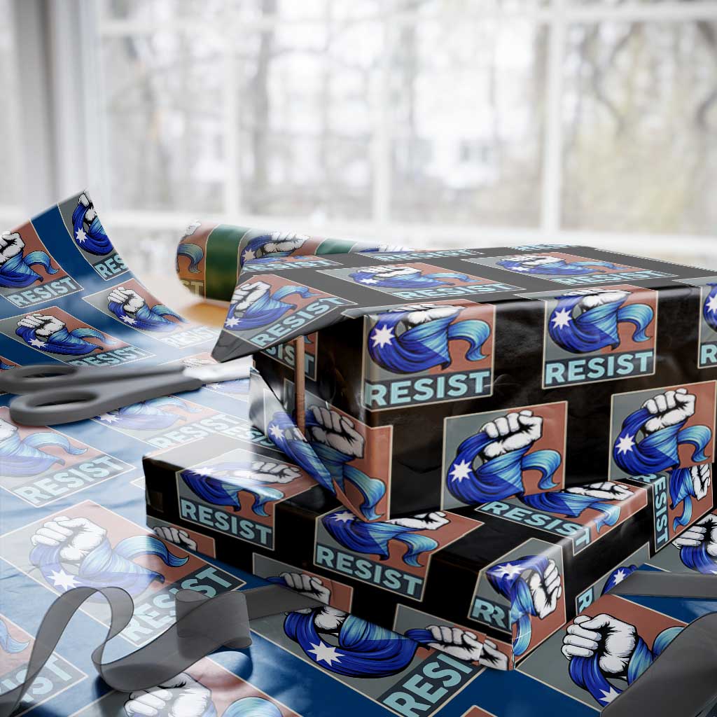 Minnesota Resist Ice Out Wrapping Paper Roll MM Support Gift TS12 Black Print Your Wear