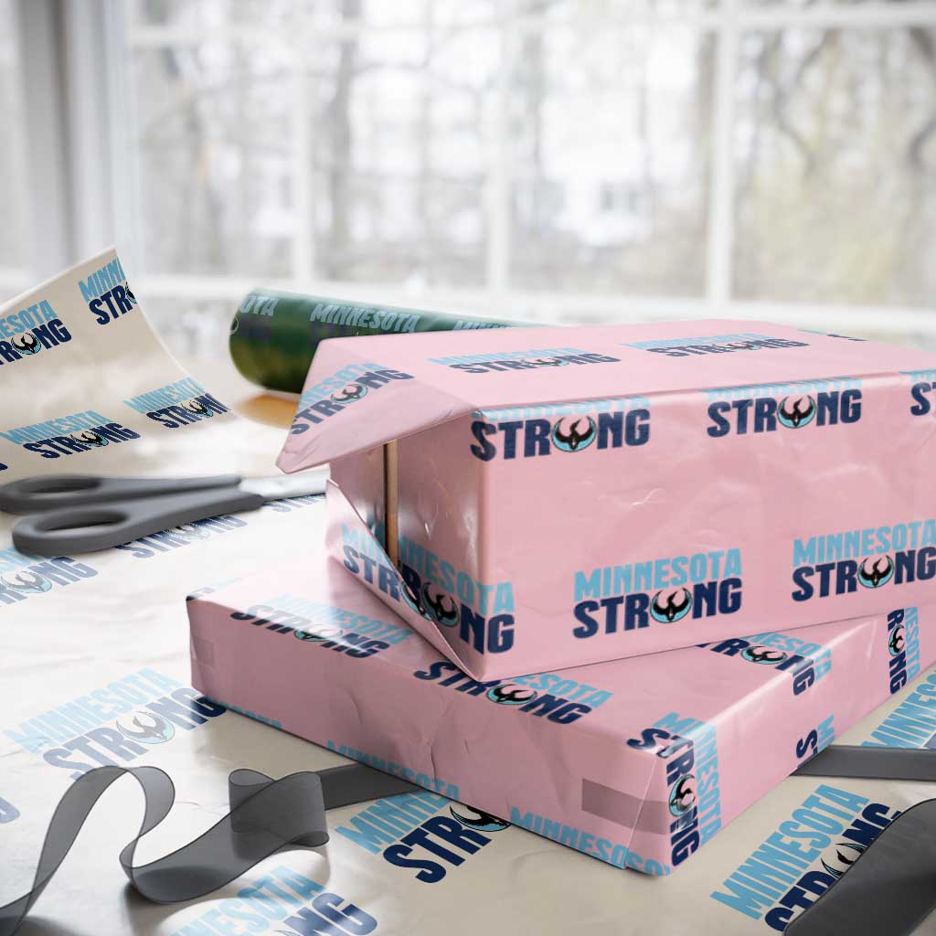 MN State Bird Loon Wrapping Paper Roll Minnesota Strong Pride TS12 Light Pink Print Your Wear