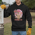 Skeleton Anti Valentine Hoodie I'm Fine It's Fine Everything's Fine Retro Pink Funny Western Cowboy TS02 Printyourwear