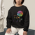 LGBT Ally Cat Sweatshirt Gay Pride Rainbow Sunflower TS02 Printyourwear