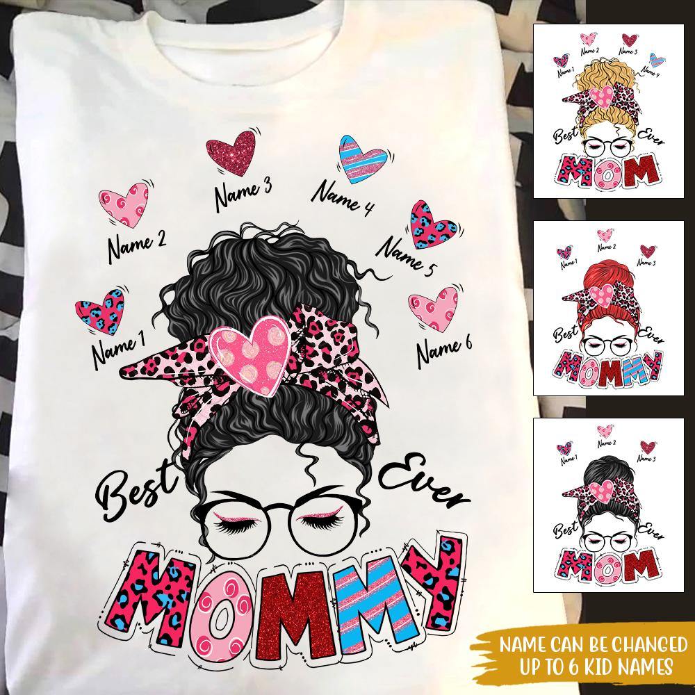 Personalized T Shirt Best Mom Ever CTM Youth Custom - Printyourwear