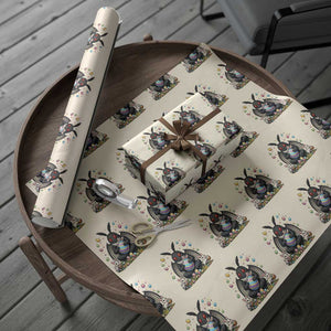 Mothman Easter Bunny Wrapping Paper Roll Funny West Virginia Cryptid Lover Gift TS12 Beige Print Your Wear