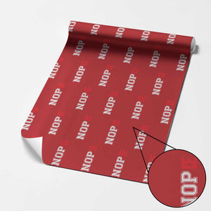No Kings Wrapping Paper Roll In America Protest TS10 Red Print Your Wear