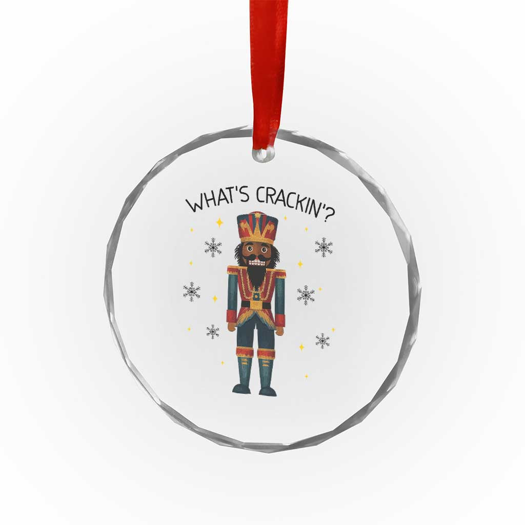 Nutcracker Christmas Crystal Glass Ornament What Is Cracking TS14 Print Your Wear