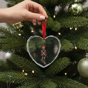 Nutcracker Christmas Heart Crystal Glass Ornament What Is Cracking TS14 Print Your Wear