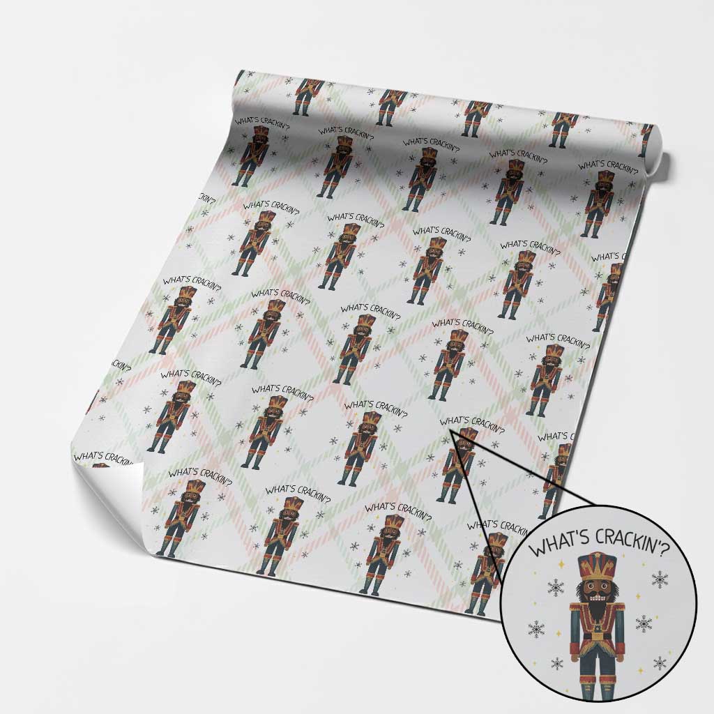 Nutcracker Christmas Wrapping Paper Roll What Is Cracking TS14 Christmas Plaid Print Your Wear