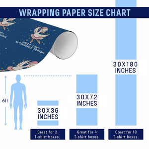 Nutcracker Goose Ballet Christmas Wrapping Paper Roll TS14 Print Your Wear