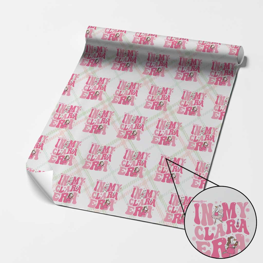 Nutcracker Goose Ballet Wrapping Paper Roll In My Clara Era TS14 Christmas Plaid Print Your Wear