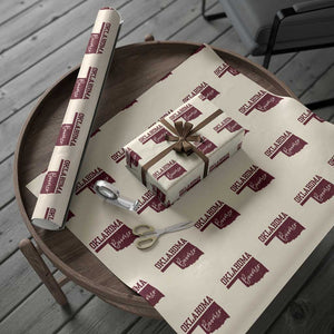 Oklahoma Boomer Wrapping Paper Roll TS10 Beige Print Your Wear