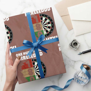 One Hundred And Eighty Wrapping Paper Roll Funny Darts Player Gift TS12 Mocha Print Your Wear