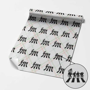 Patriotic Jersey Devil Wrapping Paper Roll New Jersey Cryptid Gift TS12 Christmas Plaid Print Your Wear