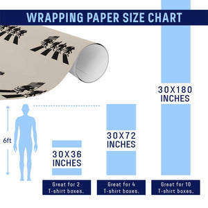 Patriotic Jersey Devil Wrapping Paper Roll New Jersey Cryptid Gift TS12 Print Your Wear