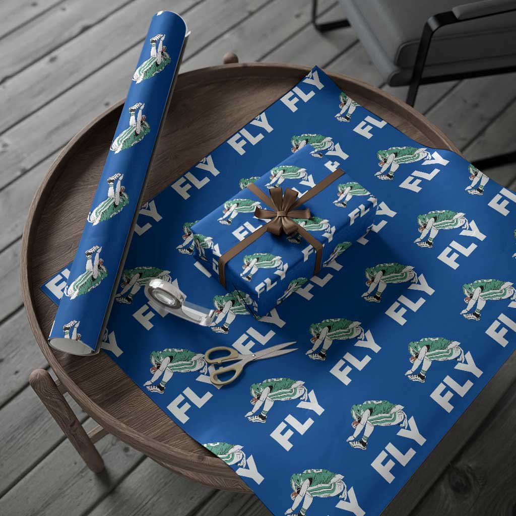 EF Game Day Wrapping Paper Roll Retro Sports Fan TS10 Blue Print Your Wear