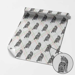 Polka Dot Black Cat Wrapping Paper Roll International Dot Day Gift TS12 Christmas Plaid Print Your Wear