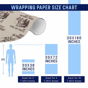 Protect National Parks Wrapping Paper Roll Support Parks Not Profits Deer TS02 Print Your Wear