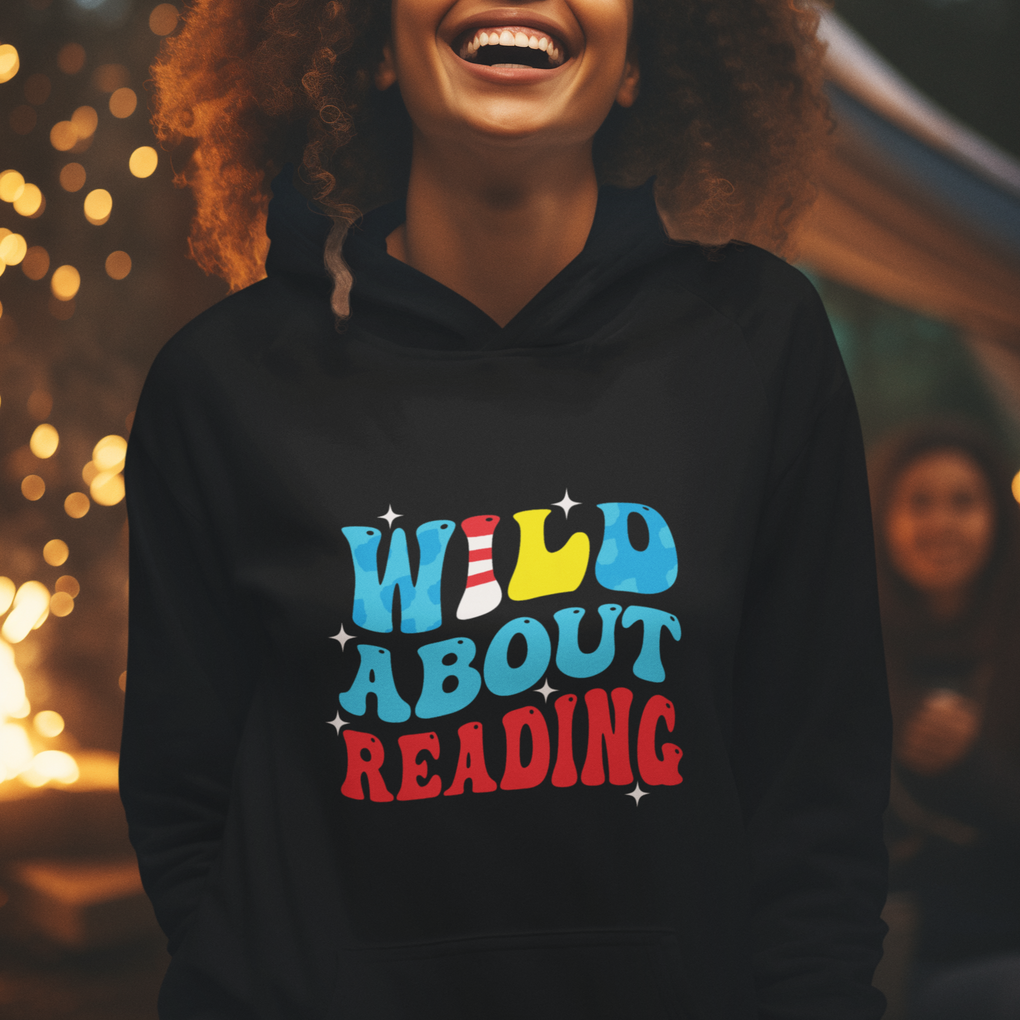Wild About Reading Hoodie Teacher Of Little Things TS02 Printyourwear