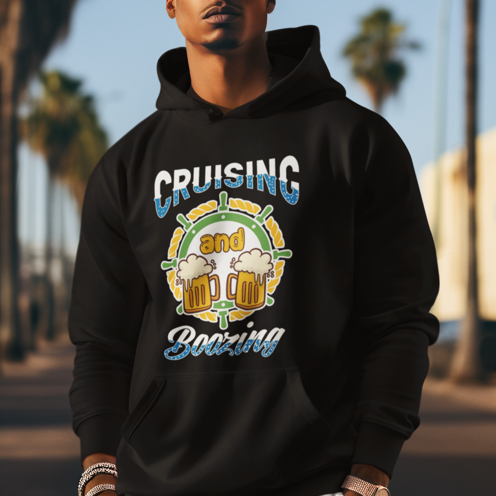 Funny St. Patricks Cruise Hoodie Cruising And Boozing Drinking Squad Family Group Matching TS02 Printyourwear