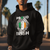 Proud Irish St. Patricks Day Hoodie Half American Half Ireland Flag TS02 Printyourwear