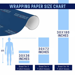Radicalized By Basic Decency Wrapping Paper Roll Feminist Activist Protest TS10 Print Your Wear