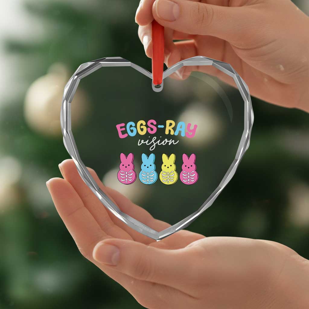 Radiology Easter Heart Crystal Glass Ornament Eggs Ray Vision Xray Tech TS10 Print Your Wear