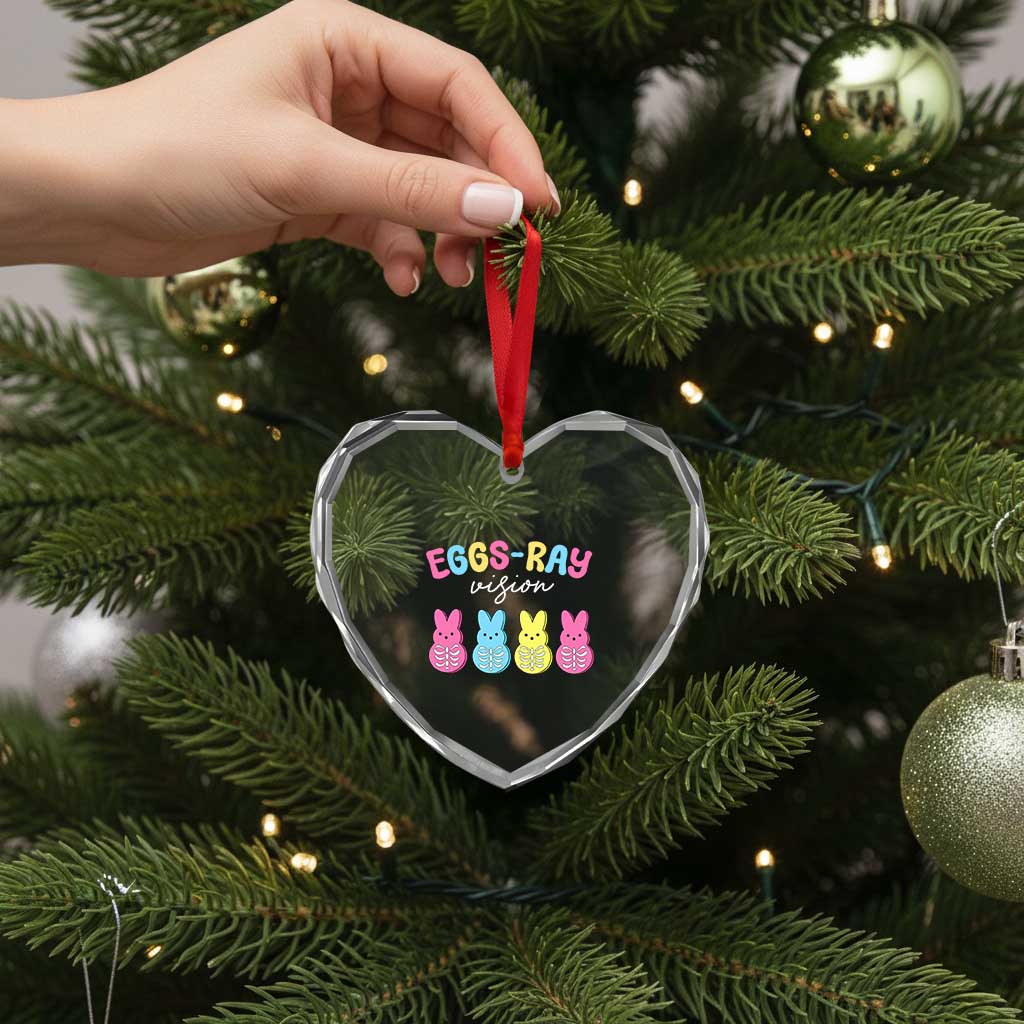 Radiology Easter Heart Crystal Glass Ornament Eggs Ray Vision Xray Tech TS10 Print Your Wear