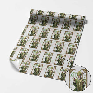 Saint Patrick Go'n Git Wrapping Paper Roll Funny St Patricks Day Snake Legend TS12 Christmas Plaid Print Your Wear