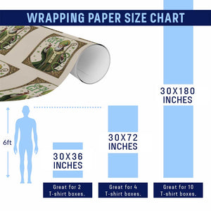 Saint Patrick Go'n Git Wrapping Paper Roll Funny St Patricks Day Snake Legend TS12 Print Your Wear