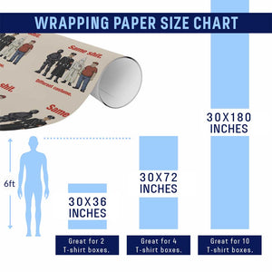 Same Shit Different Costume Wrapping Paper Roll Political Satire Anti Fascist TS02 Print Your Wear
